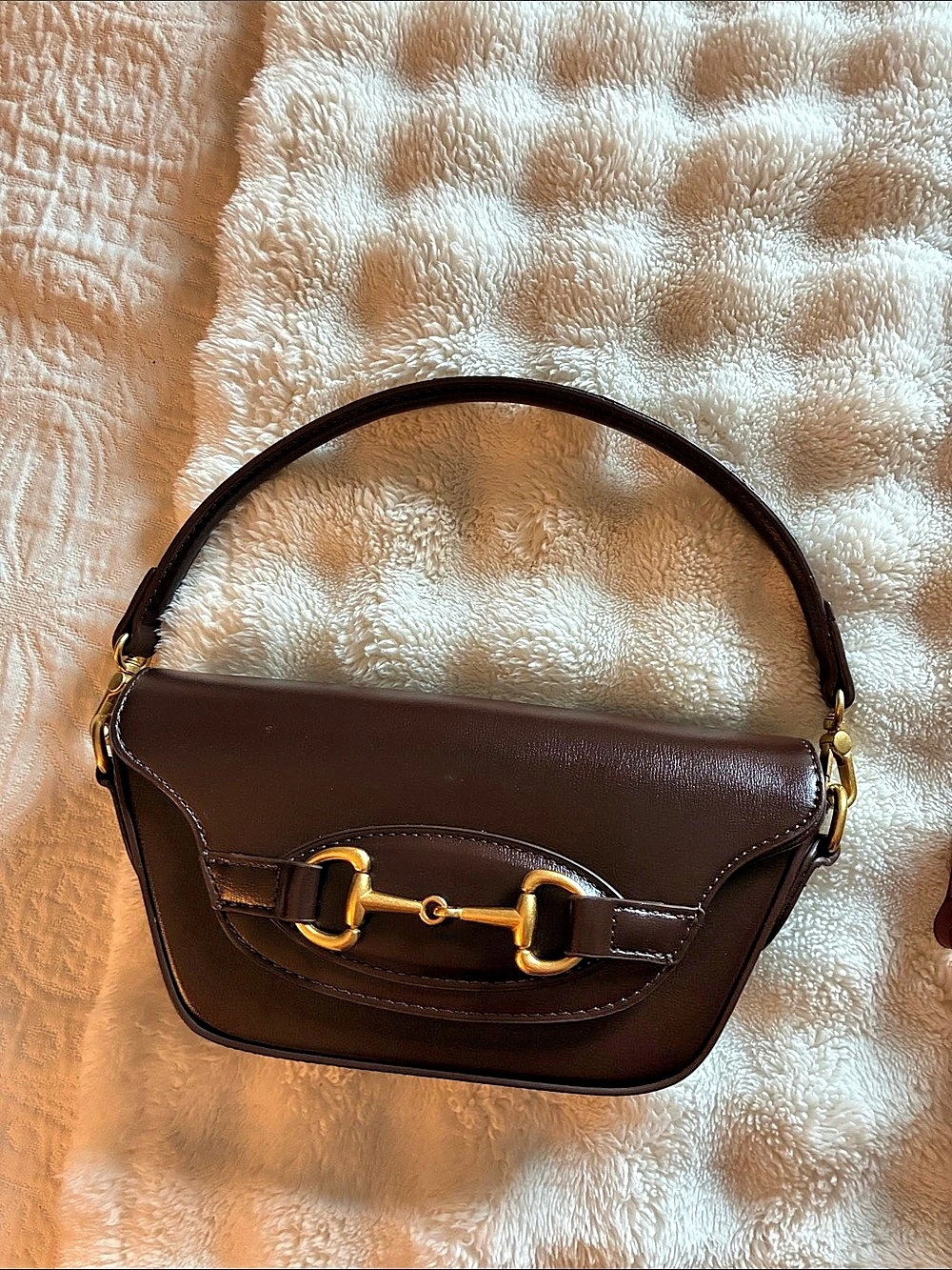 Reformation brown shoulder bag